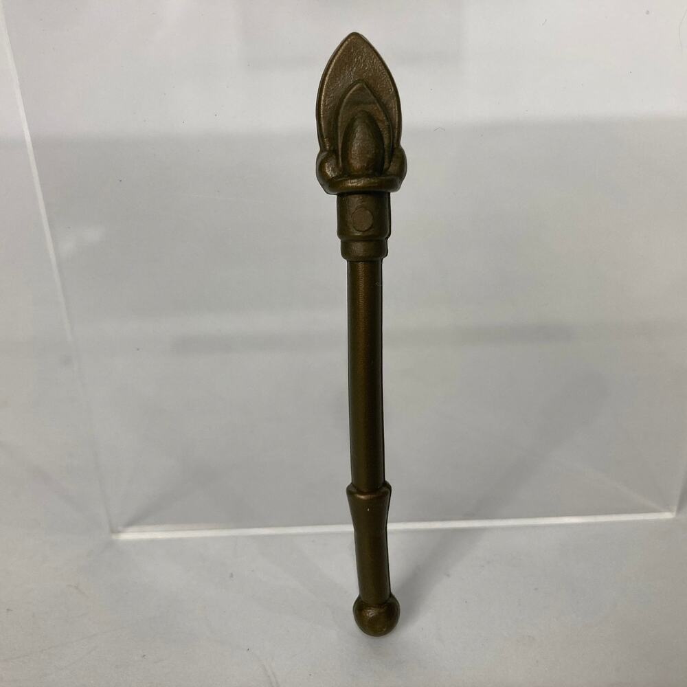Defenders of the Planets Zardoom Gold/Bronze STAFF Weapon Accessory Sparkle Toys